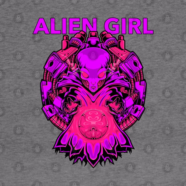 Alien Girl by Wolf Clothing Co